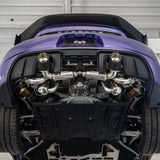 Fabspeed Porsche 718 GT4 RS Titanium Valved X-Pipe Cat-Back Exhaust System (2022+)