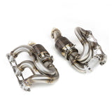 Fabspeed Porsche 981 Cayman GT4 / Boxster Spyder RENNKRAFT® Modular Headers with HJS Catalytic Converters (2015-2016)