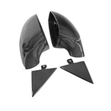 Carbon Fiber  Mirror Housings With Triangle Trim - Ferrari 488 Pista
