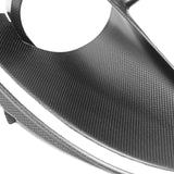 Carbon Fiber Headlight Housing Bezels Matte Finish - Ferrari F430