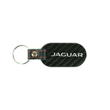 Fabspeed Jaguar Cat & Script Carbon Fiber Keyring