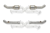 Fabspeed Porsche 993 Carrera X-Pipe HJS Catted or Competition Link Pipe 993 MUFFLER  BYPASS pipes - eliminate 993 side mufflers!!