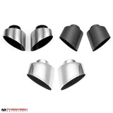 Fabspeed Porsche 993 Turbo Single Wall Oval Bolt-On Tips (1995-1998)
