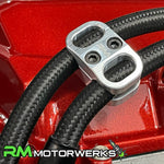 Billet AN Line Mounts | Dual -8AN Surface Mount