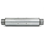 MBRP Universal Quiet Tone Muffler 4in Inlet/Outlet 24in Body 6in Dia 30in Overall Aluminum