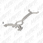 MBRP 2016+ Chevy Camaro SS 6.2L 3in Dual Cat-Back Quad Tip Exhaust Street Version w/ SS T409 Tips
