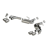 MBRP 16-19 Chevrolet Camaro V6 2.5in T304 NPP Dual Axle Back Exhaust w/ 4in Quad Dual Wall Tips