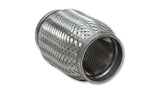 Vibrant SS Flex Coupling with Inner Braid Liner 2.25in inlet/outlet x 6in flex length