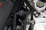 J&L 16-17 Chevrolet Camaro LT1 6.2L Driver Side Oil Separator 3.0 - Black Anodized