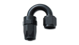 Vibrant -8AN 180 Degree Elbow Hose End Fitting