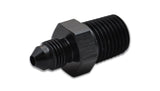 Vibrant -4AN to 3/8in NPT Straight Adapter Fitting - Aluminum