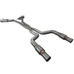 Kooks 10-15 Chevy Camaro SS/ZL1/1LE w/o Ground Effects 3in Race Catted Exhaust w/ X-Pipe