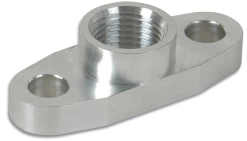 Vibrant Billet Alum Oil Drain Flange for GT32 GT37 GT40 GT42 GT45R and GT55R Turbos tapped 1/2in NPT
