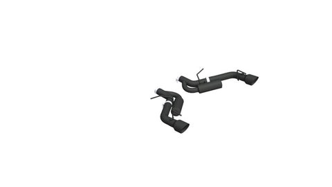 MBRP 16-19 Chevrolet Camaro SS Dual Rear Exit Axle Back w/ 4.5in OD Tips - BLK (Non NPP Models)