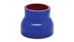 Vibrant 4 Ply Reinforced Silicone Transition Connector - 2.5in I.D. x 3in I.D. x 3in long (BLUE)