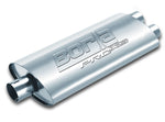 Borla Universal Center/Dual Oval 3in In / 2.5in Out 19in x 4in x 9.5in Notched PRO-XS Muffler